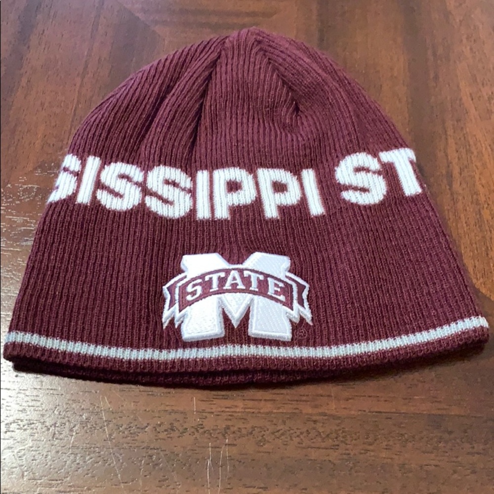 Mississippi State Maroon Knit Beanie